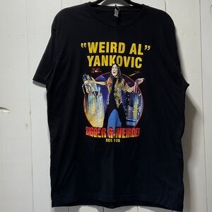 Weird Al 2025 concert T-shirt